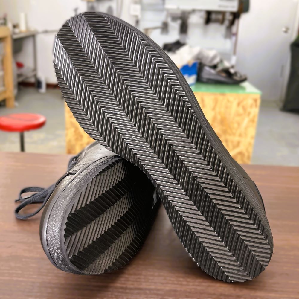 スタンスミス ソール補強 ラバー 貼り付け 修理