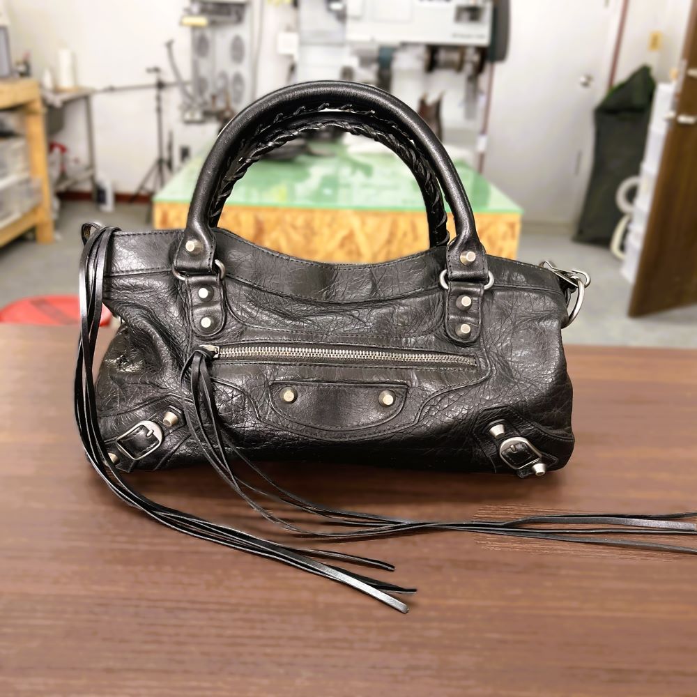 バレンシアガ バッグ 持ち手交換 カラーチェンジ 修理