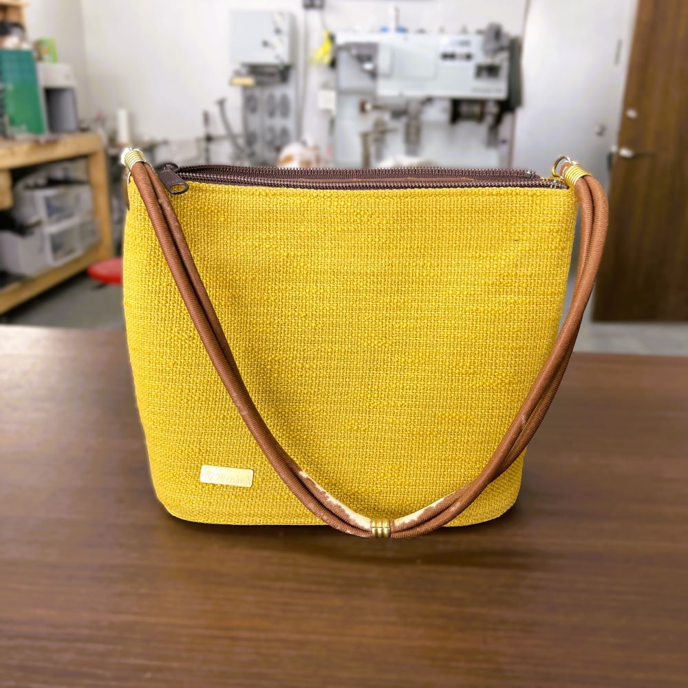 バッグ 持ち手 革紐交換 修理後