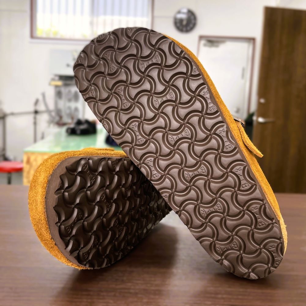 ビルケンシュトック ボストン オールソール修理後