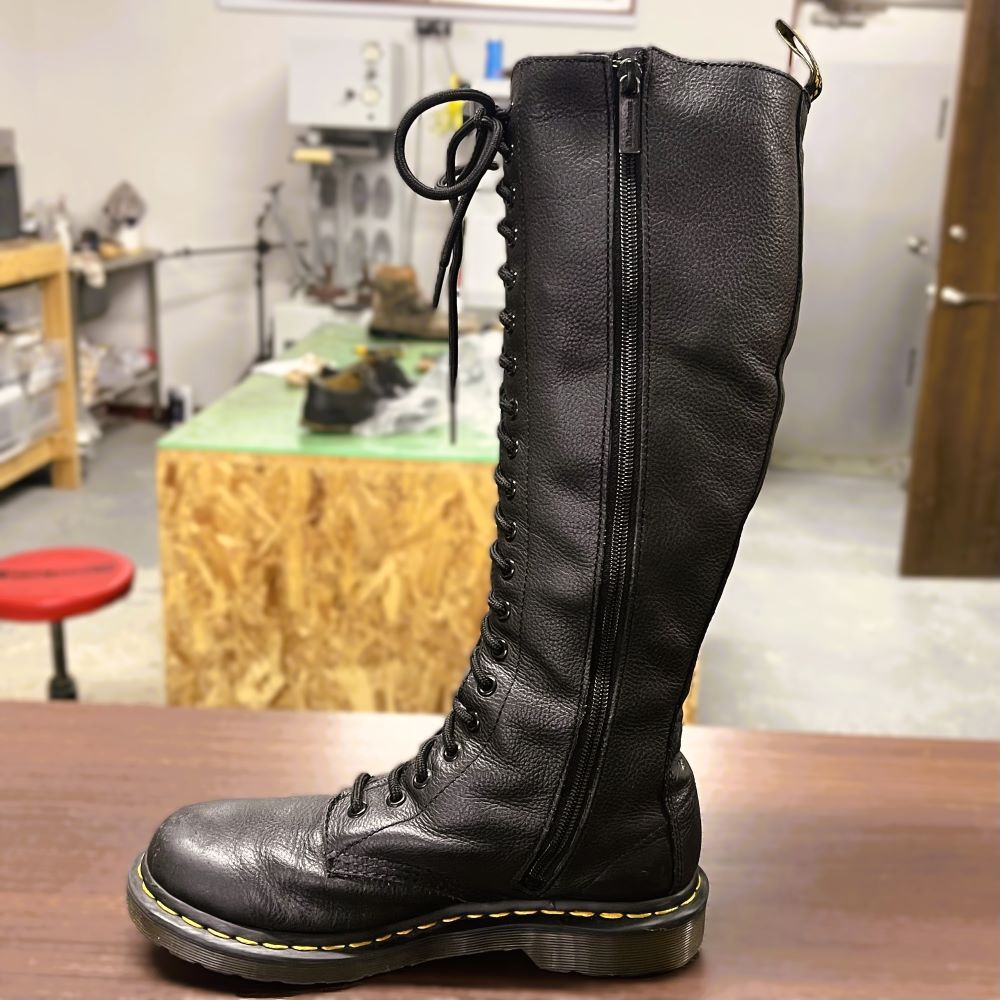 Dr.Martens（ドクターマーチン）ロングブーツのコイルファスナー交換