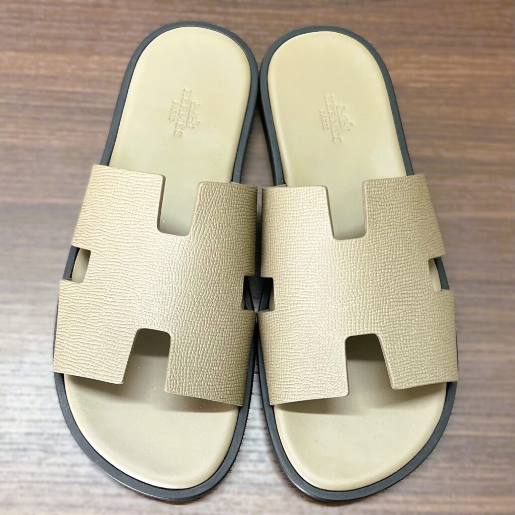 HERMÈS（エルメス）イズミールのハーフソール・ヒール補強｜新品時の