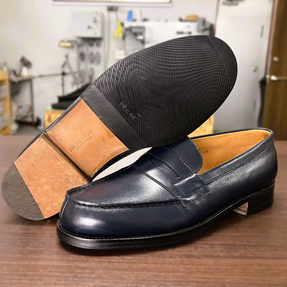 J.M. WESTON ローファー Vibramハーフソール補強