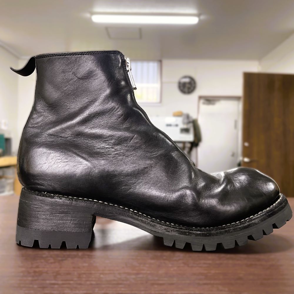 GUIDI PL1V フロントジップブーツ ヒール交換