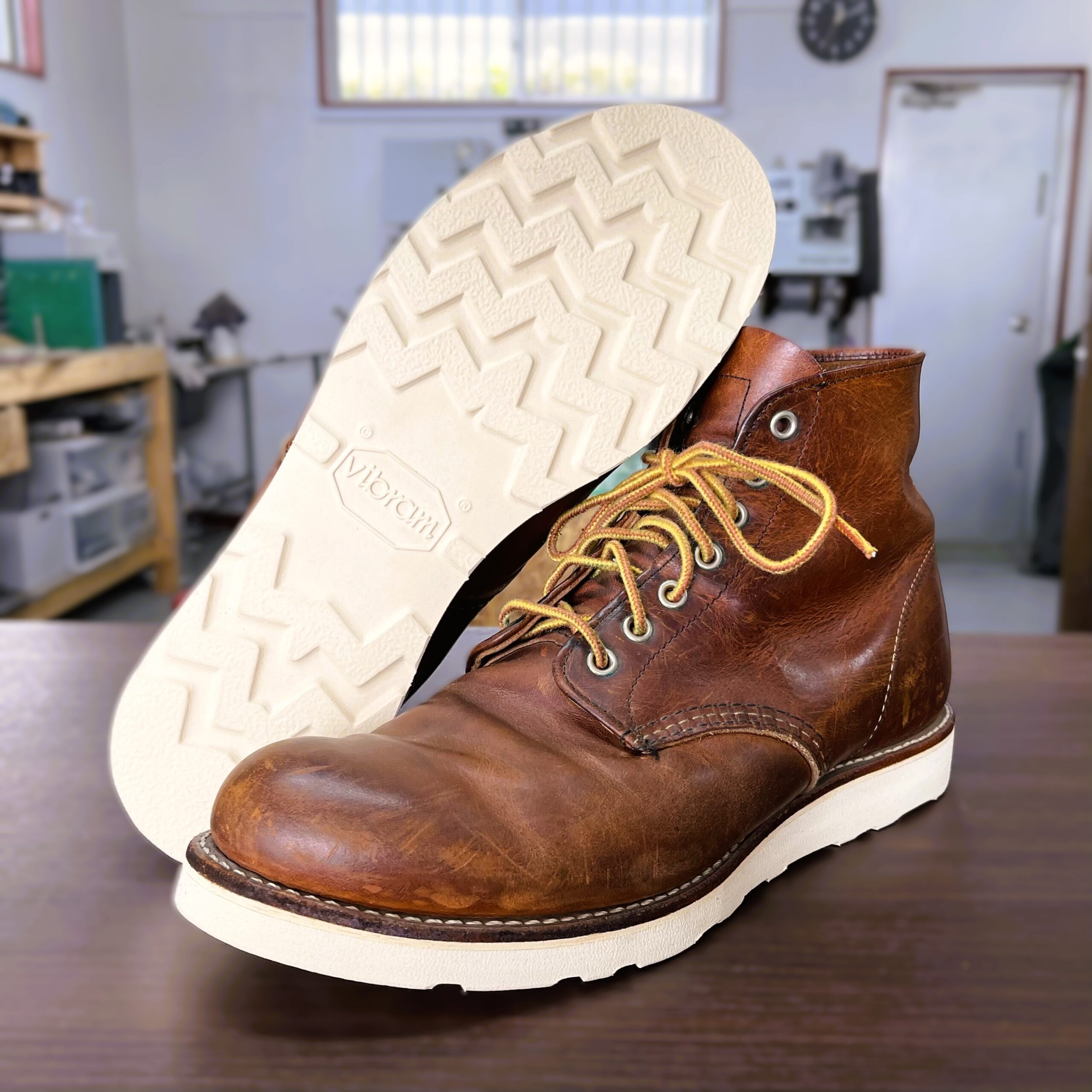 RED WING(レッドウィング)をVibram #4014でオールソール修理