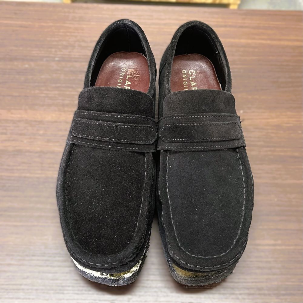 CLARKS Wallabee 正面写真 修理事例