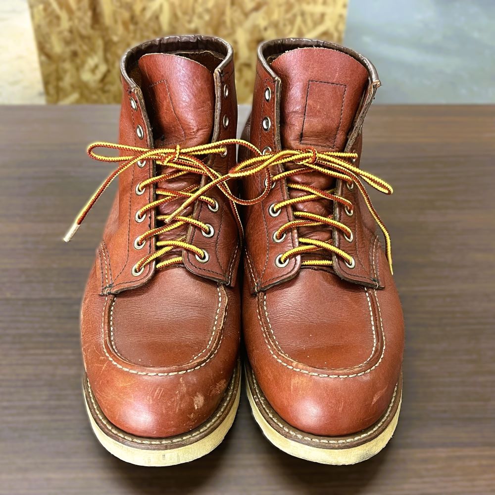RED WING ブーツ 正面写真 修理事例