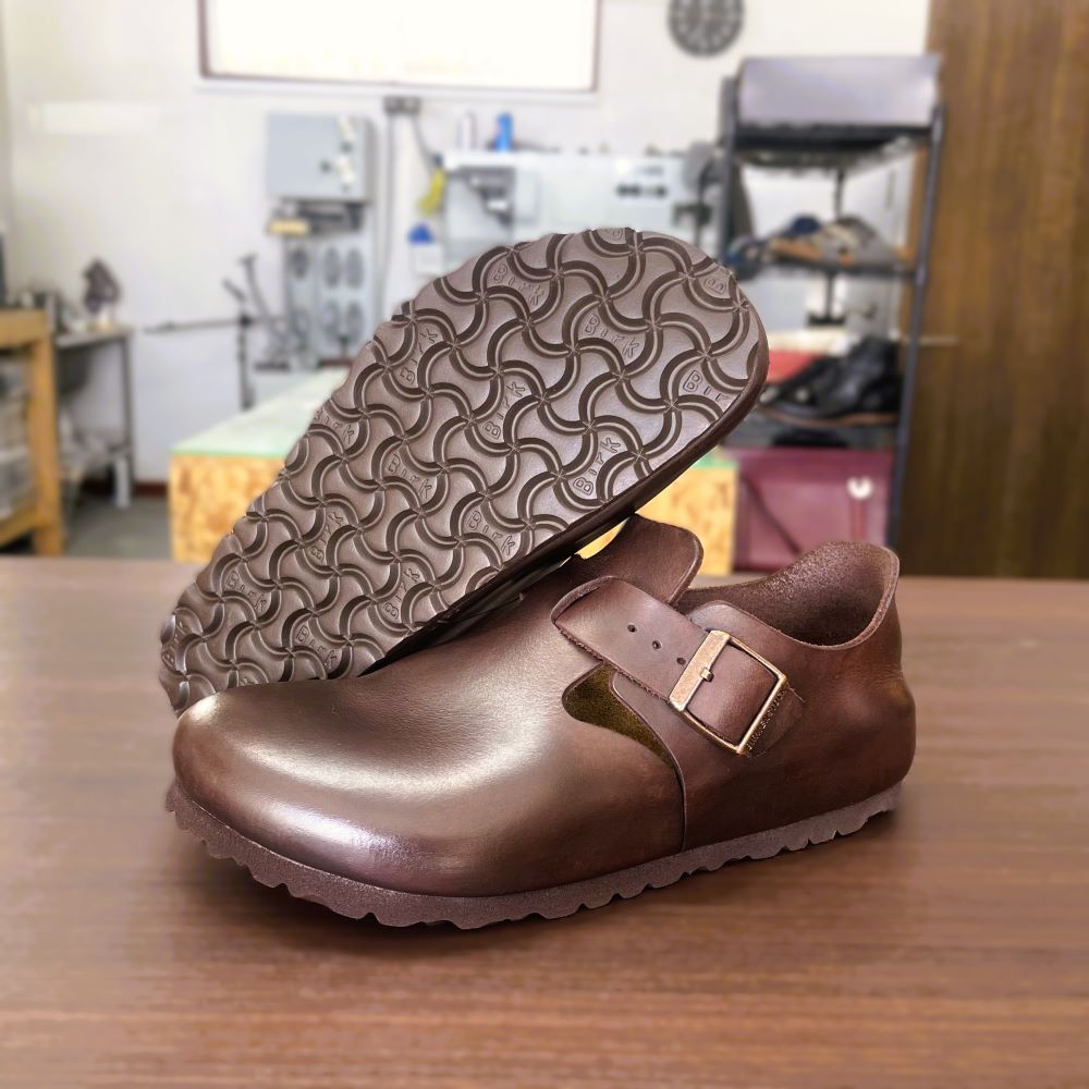 BIRKENSTOCK London（ビルケンシュトック ロンドン）のオールソール交換と靴磨き