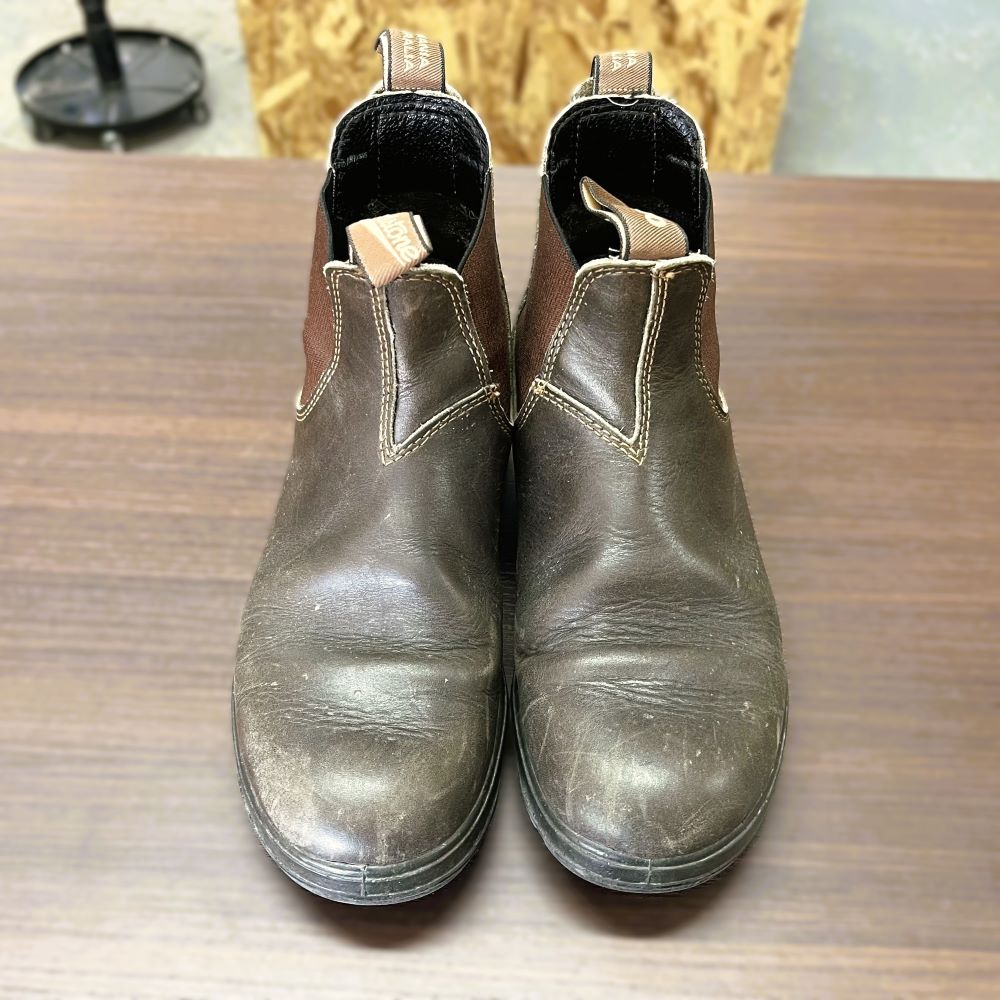 BLUNDSTONE ブランドストーン 正面写真 修理事例