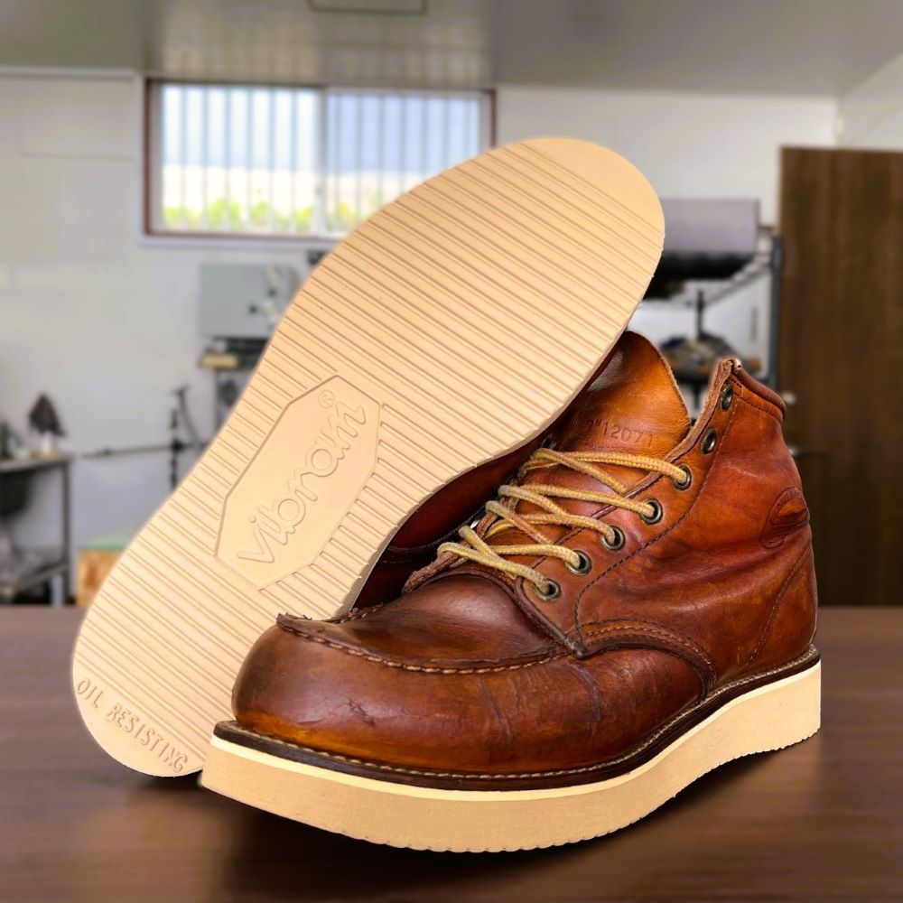 RED WING(レッドウィング)アイリッシュセッターをVibram #2021でオールソール交換