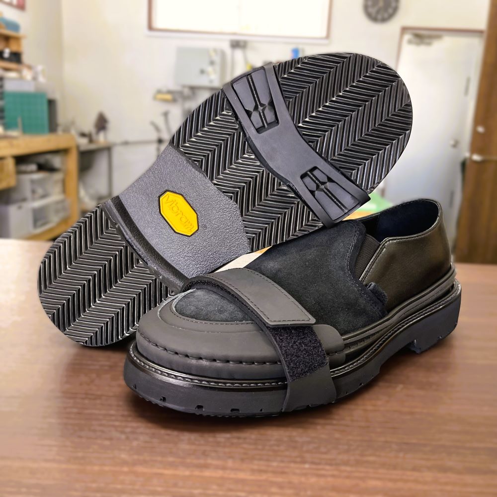 sacai（サカイ）シューズのソール補強とストラップ擦れ対策