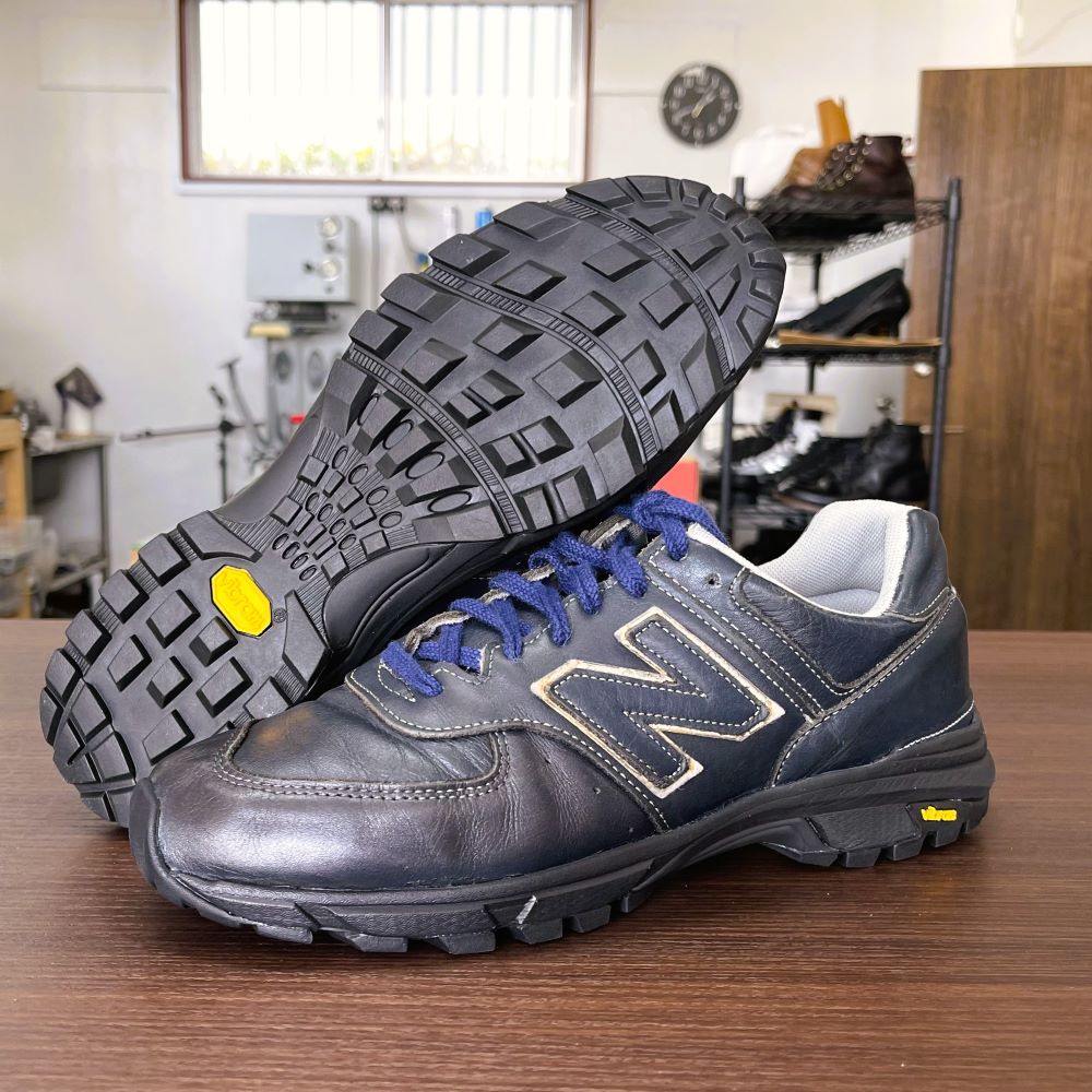 ニューバランス576のオールソール交換・ヒールカップ交換・腰裏交換｜Vibram 762Kを使用した修理後
